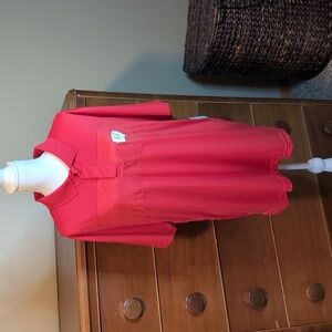 NWT University of Wisconsin Red Golf Polo XL
